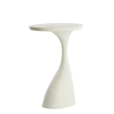 Afbeelding van Light &amp; Living Bijzettafel MACAU 40x33x61cm Wit