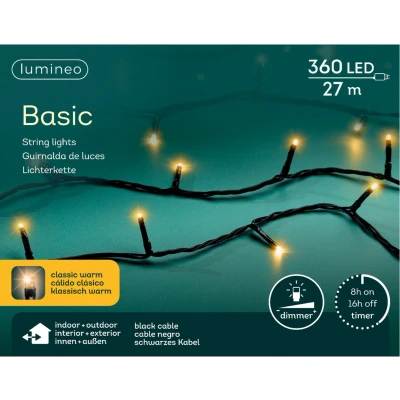 Afbeelding van 27m LED kerstboomverlichting Goud 360 lampjes Dimbaar