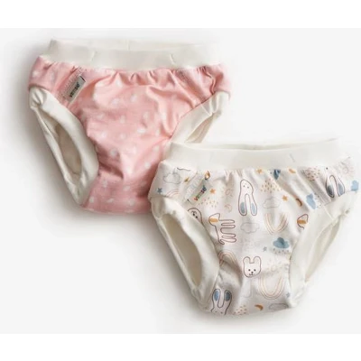 Afbeelding van ImseVimse Oefenbroekje zindelijkheidstraining set van 2 Roze Teddy SL (13 17 kg)