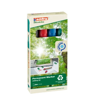 Afbeelding van MARKER EDDING 22 ASS ECOL SET4
