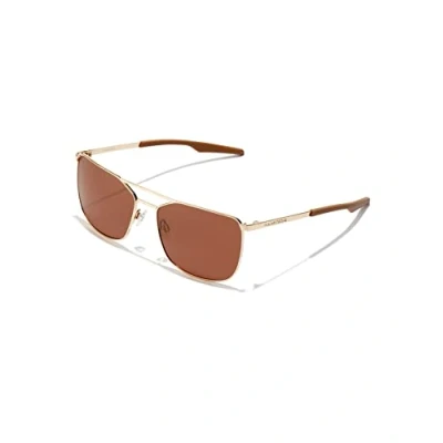 Afbeelding van HAWKERS Sense bril, Bruin gepolariseerd, Goud, volwassenen, uniseks, gepolariseerd · one size
