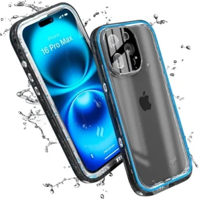 Afbeelding van Catalyst Total Protection Waterproof Case iPhone 16 Pro Max Zwart CATIPHO16BLKLP