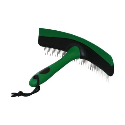 Afbeelding van Hofman Excellent flexi kam &amp; zweetmes One Size Groen / Zwart