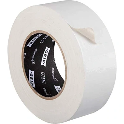 Afbeelding van GRIP Eventbasics Gaffa Tape wit 50 mm x m, GT 561 plakband, allround pantserband met sterke kleefkracht
