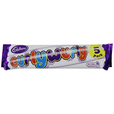 Afbeelding van Cadbury Curly Wurly 5 bar (verpakking met 7 stuks, in totaal 35 bar)