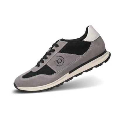 Afbeelding van bugatti Stranger Sneakers laag, Heren, Maat: 40, Grey/black Veloursleer