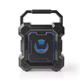 Afbeelding van Bluetooth® speaker 5.1 W 13 uur speeltijd LED lamp zwart Nedis