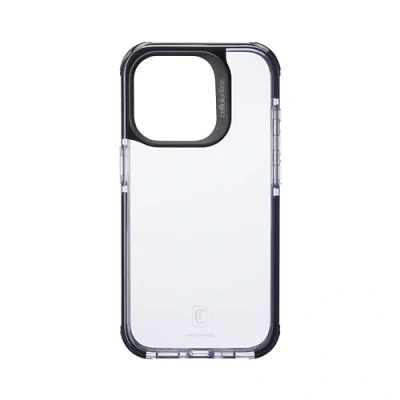 Afbeelding van cellularline Tetra Force Strong Guard iPhone 15 Pro Flexibele, schokbestendige beschermhoes met geïntegreerde antibacteriële technologie Transparant