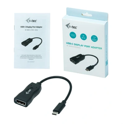 Afbeelding van Adapter USB C naar DisplayPort i Tec C31DP60HZP Zwart