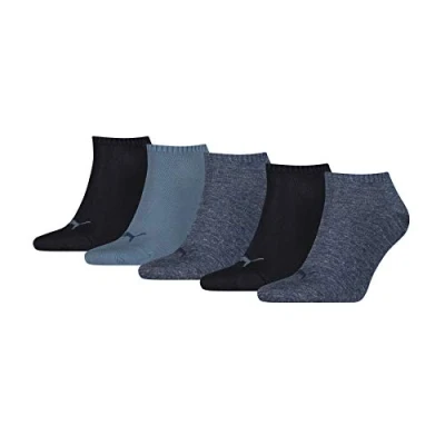Afbeelding van PUMA Uniseks sokken (pak van 5), denim blue, 47/49 EU