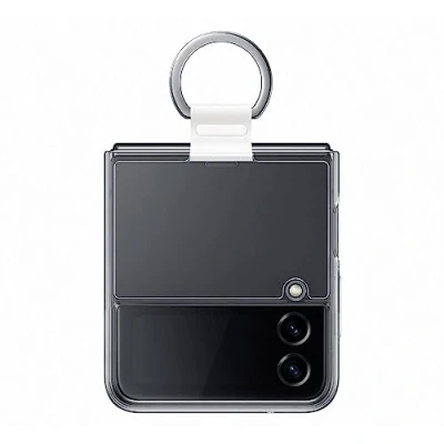 Afbeelding van Samsung Galaxy Z Flip 4 Hoesje Siliconen en TPU (zacht) Softcase/Backcover Transparant Telefoonhoesje