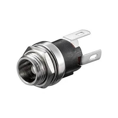 Afbeelding van Goobay DC ingebouwde socket pin 2,5 mm, gesloten type met soldeerverbinding