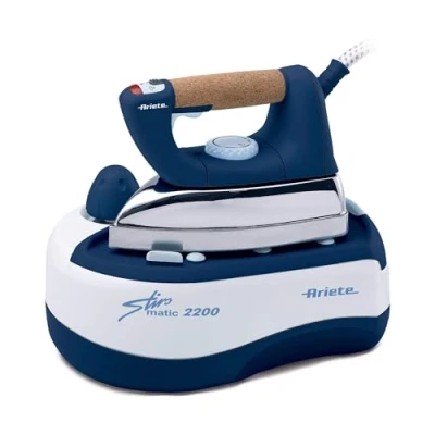 Afbeelding van Ariete 6257 Stiromatic 2200 Strijkijzer met roestvrijstalen ketel Aluminium plaat Kurkgreep Continue stoom tot 80 gr/min