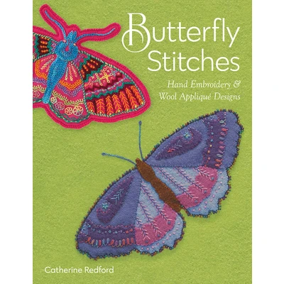 Afbeelding van Butterfly Stitches: Hand Embroidery &amp; Wool Appliqué Designs