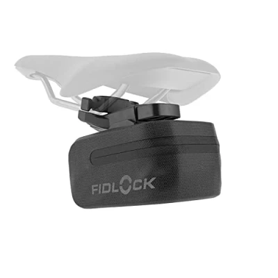 Afbeelding van Fidlock Unisex Volwassen Push Saddle Bag 400 Fietstas, Zwart, ml
