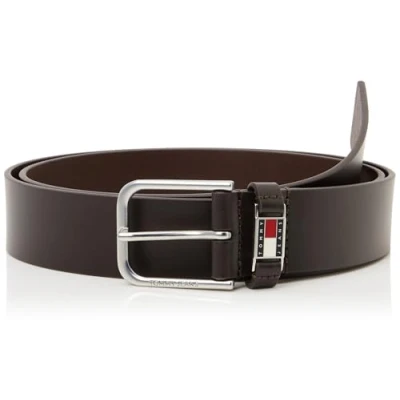 Afbeelding van Tommy Jeans Scanton Riem, Heren, Maat: 115, Brown