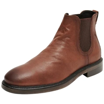 Afbeelding van Geox Heren U Aurelio enkellaars, bruin, 43 EU