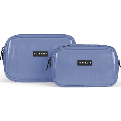 Afbeelding van SUITSUIT Expression Make up tas voor dames Toilettas etui Beautycase Elemental Blue