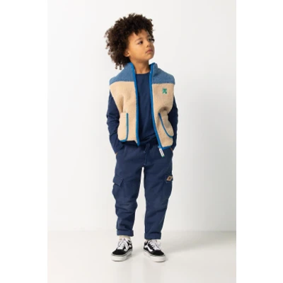 Afbeelding van Noppies Rayne Bodywarmer voor kinderen, Maat: 92, Fog