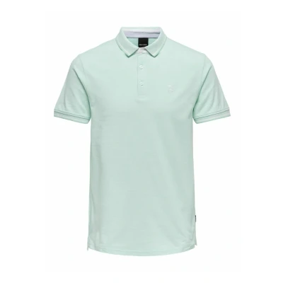 Afbeelding van Only &amp; Sons Onsfletcher Poloshirt, Heren, Maat: XS, Yucca