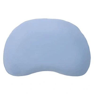Afbeelding van Edda Lux® Hoes geschikt voor Tempur Sonata S, M, L hoofdkussen, 61 x 40 cm, vormvaste jersey kussensloop slaapkussen, van 100% katoen, in Lichtblauw