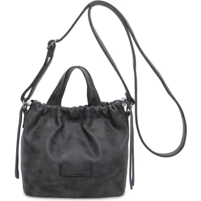 Afbeelding van Fritzi aus Preußen POPPI03 Vintage Schoudertas, Dames, Maat: One Size, Black idol