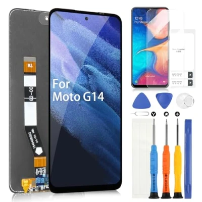 Afbeelding van voor Motorola Moto G14 / G54 LCD display, XT 2341 XT2343 2 PAYF0010IN vervanging touchscreen digitizer volledige montage met gereedschap