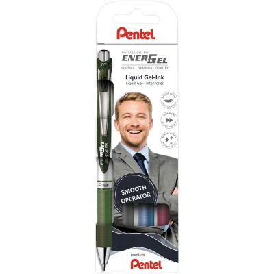 Afbeelding van Pentel Roller Energel RT BL77, etui met 4 stuks, assorti gelroller