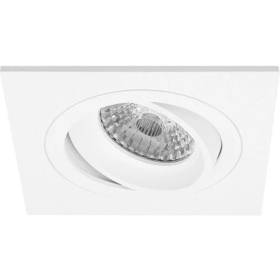 Afbeelding van Premium Inbouwspot Franko Wit Vierkante spot Extra Warm (2700K) Met Philips LED