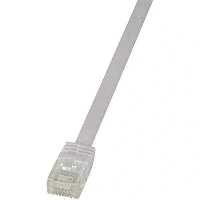 Afbeelding van LogiLink CF2111U RJ45 Netwerkkabel, patchkabel CAT 6 U/UTP 20.00 m Wit Zeer flexibel 1 stuk(s)