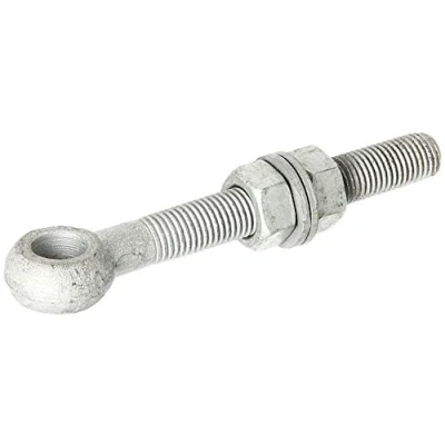 Afbeelding van Alberts 417260 oogbout met accessoires geschikt voor poorthengen thermisch verzinkt schroefdraad M16 lengte 130 mm