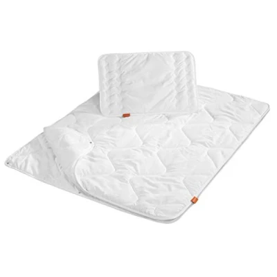 Afbeelding van sleepling 194476 babybedset, licht zomerdekbed dekbed 100 x 135 cm en plat kussen hoofdkussen 40 60 cm, Made in EU, Ökotex 100, wasbaar op graden