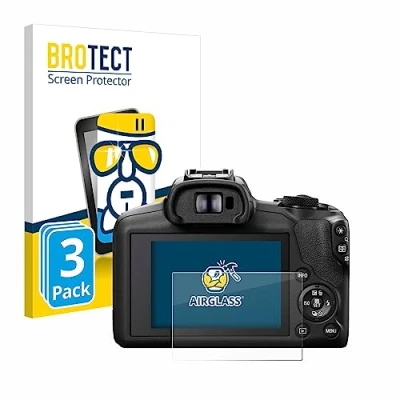 Afbeelding van BROTECT Screenprotector voor Canon EOS R100 Folie Beschermfolie Beschermglas transparant (3 Stuks)