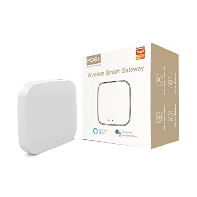 Afbeelding van MOES Tuya ZigBee en Bluetooth Multi mode Smart Home Gateway WiFi Mesh Hub, Werken met of producten, Spraakbesturing via Alexa Google
