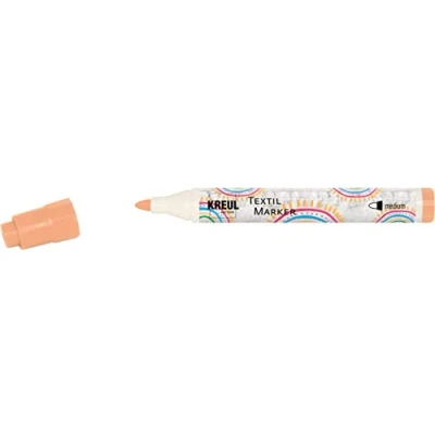 Afbeelding van Kreul, Marker, Textielmarker JAVANA &quot;texi m&quot;x medium&quot;, lichtroze (Lichtroze, 4 mm, 1 x)