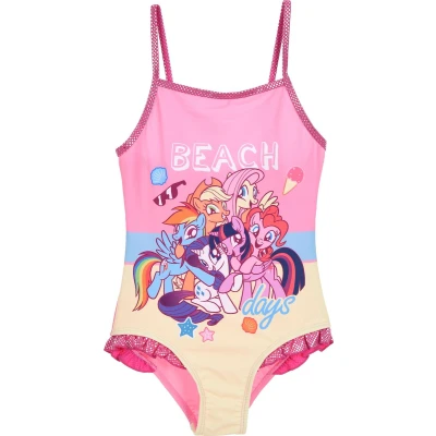 Afbeelding van My Little Pony badpak Beach Days Pink MLP maat 98