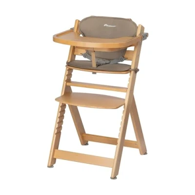 Afbeelding van Bebeconfort Timba met verkleinkussen Kinderstoel Natural Wood 6 maanden tot 10 jaar oud