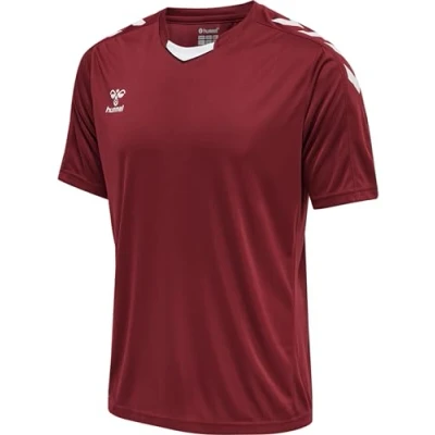 Afbeelding van Hummel Hmlcore XK POLY S/S Tshirt print, Heren, Maat: 3XL, Maroon