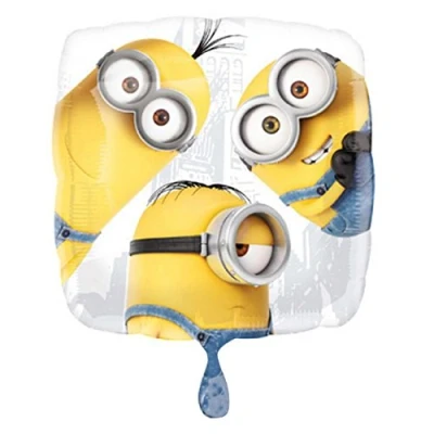 Afbeelding van Amscan Folieballon Despicable Me Group 43 X Cm Wit/geel