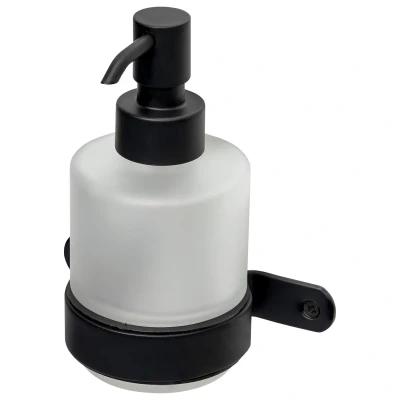 Afbeelding van Haceka ixi zeepdispenser mat zwart rvs 1208554