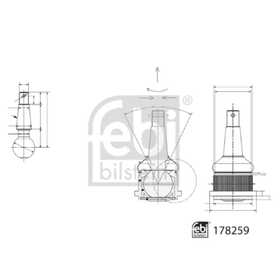 Afbeelding van Fuseekogel FEBI BILSTEIN 178259