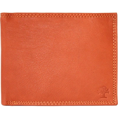Afbeelding van heren portemonnee Leer Cognac RFID Technologie sale Leren Soepel