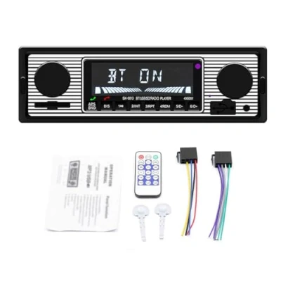 Afbeelding van BOOMBOOST Auto Stereo MP3 speler USB kaart autoradio Bluetooth handsfree 1 geluid