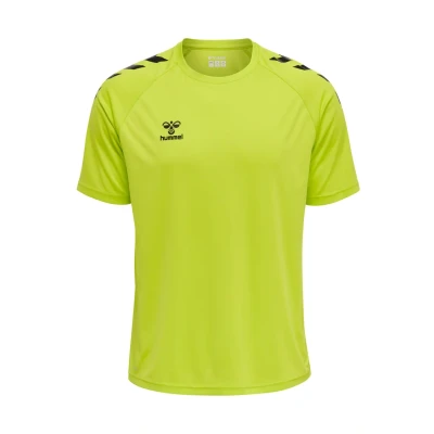 Afbeelding van Hummel XK CORE POLY Tshirt print, Heren, Maat: XXL, Lime popsicle