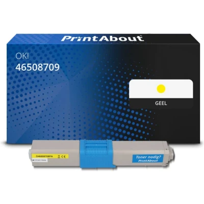 Afbeelding van Huismerk OKI 46508709 Toner Geel