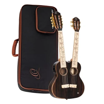 Afbeelding van Ortega HYDRA ZS double neck ukelele met gigbag