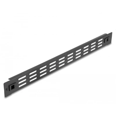 Afbeelding van Delock 19″ Netzwerkschrank Panel mit Lüftungsschlitzen werkzeugfrei