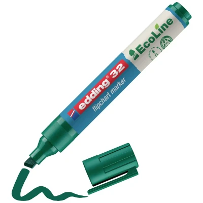 Afbeelding van EDDING 4 32004 Flipchartmarker Beitelpunt 1 5 mm Groen stuk(s)