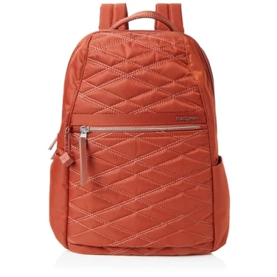 Afbeelding van Hedgren Vrije tijd Rugzak Inner City Vogue Backpack XXL RFID New Quilt Brandy Brown Donkerrood