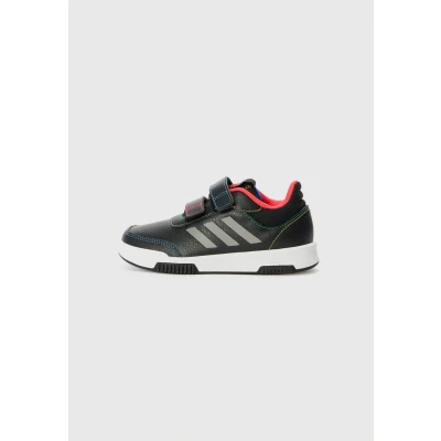 Afbeelding van adidas Performance Tensaur Sport 2.0 Unisex Trainingsschoen voor kinderen, Maat: 38 2/3, Core black/iron/lucid red Imitatieleer/ textiel
